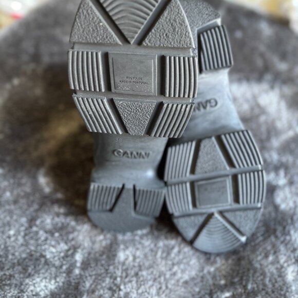 Ganni Recycled Rubber Chelsea Rain Boot Size 38 - Picture 4 of 12